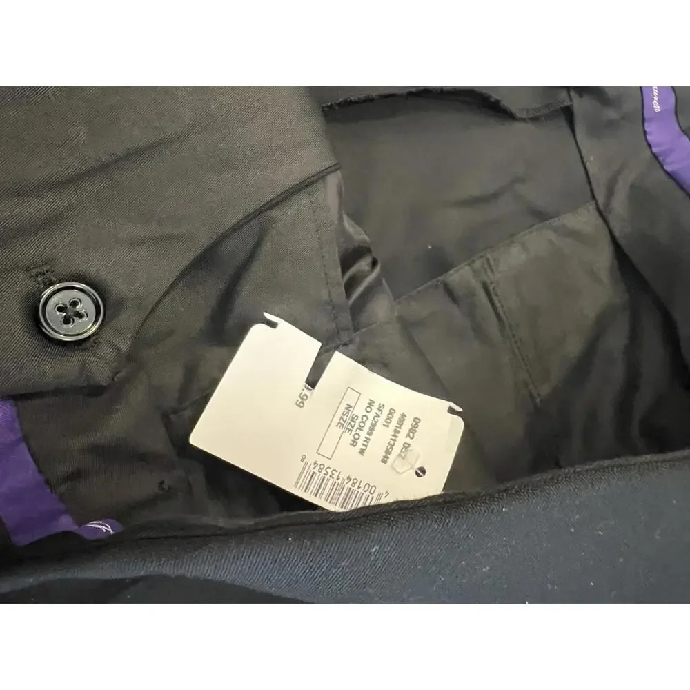 Ralph Lauren Purple Label Black Pants Size 46L - Picture 10 of 15